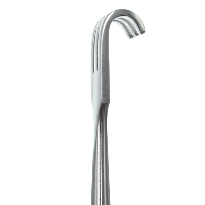 Sårhake Volkmann 3-kloig trubbig 22cm - Bild 2
