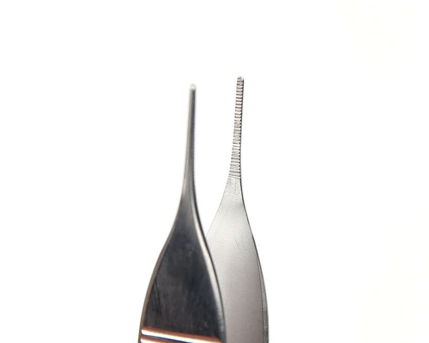 Pincett Ewald Adson anatom micro gracil 12,5cm - Bild 3