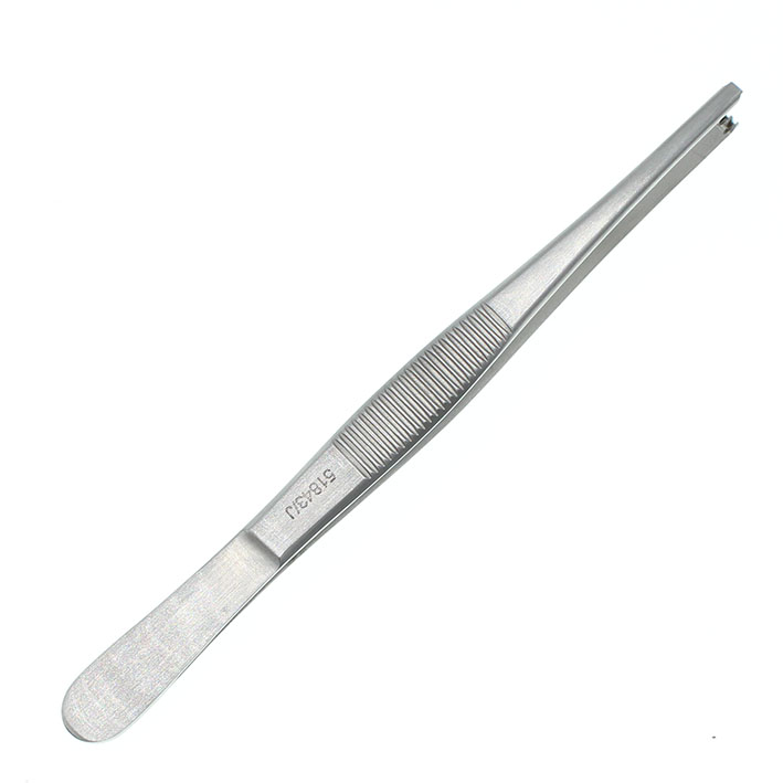 Pincett kirurg med klo 2x3 13cm