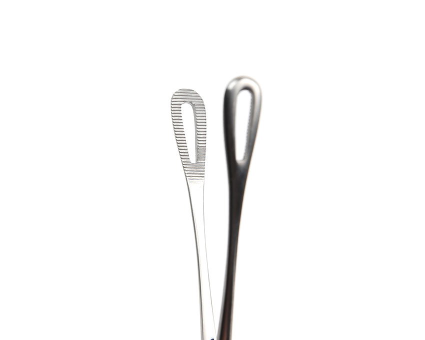 Tång Rampley polyptång rak räfflad ögla 25cm - Bild 2