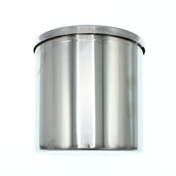 Burk vaddburk med lock rostfri 100x100mm