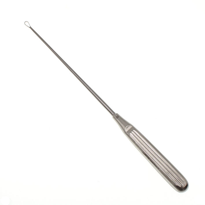 Cervixcurett Sims skarp/böjlig 28cm, 6mm - Bild 3