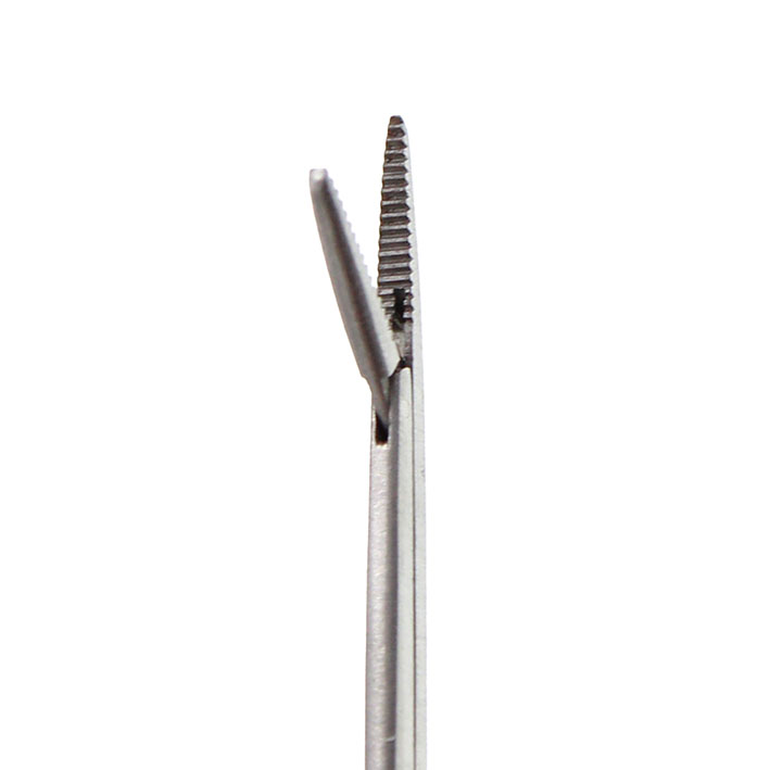 Krokodiltång öron mikro räfflat gap 4mm 8cm - Bild 2