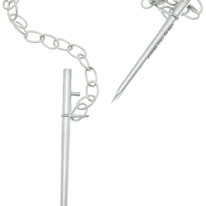 Charnley pinnar 2 st med kedja passande Depuy T-handtag - Bild 2