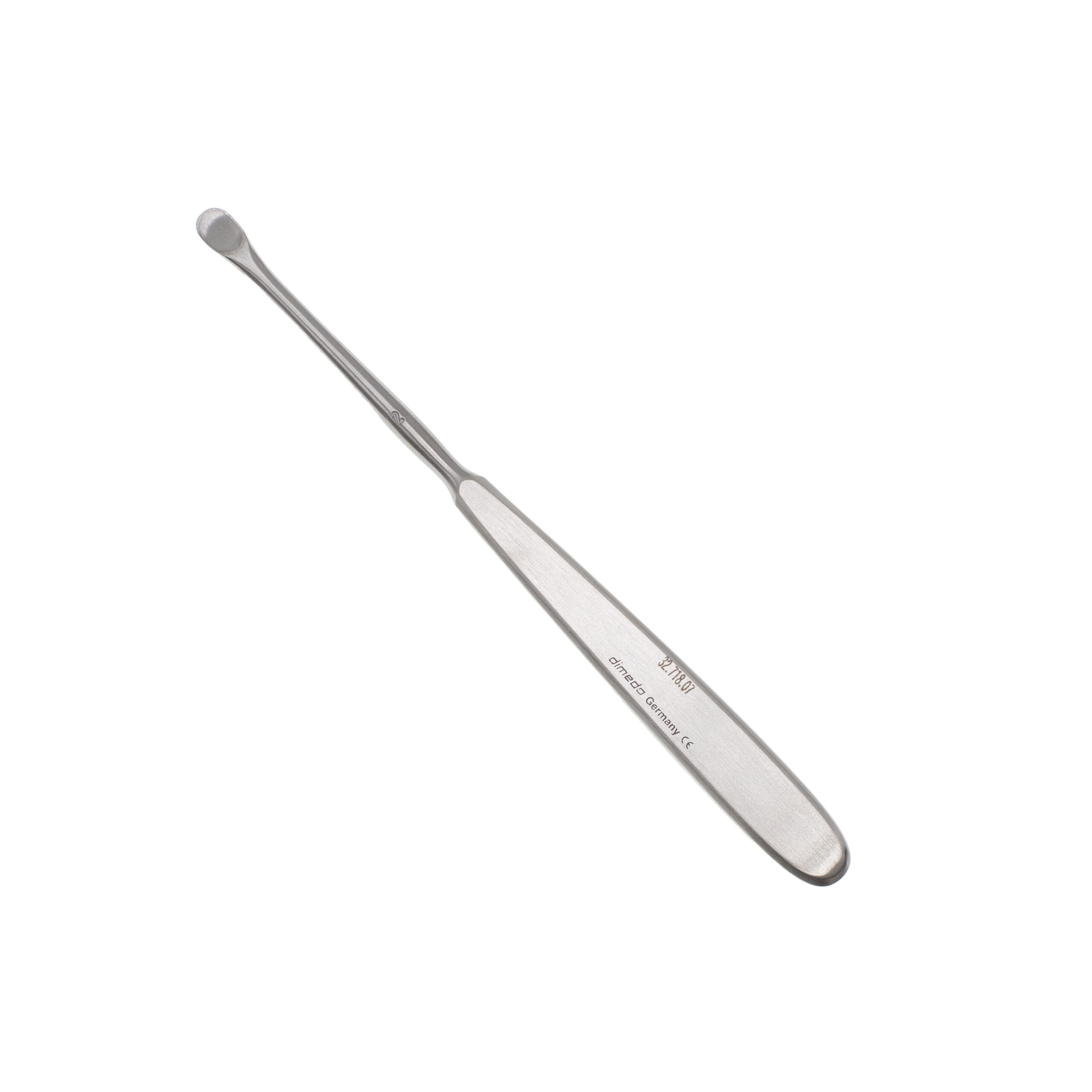 Rasparatorium Wiberg rak lätt skålformad spets 7mm, 17cm - Bild 3