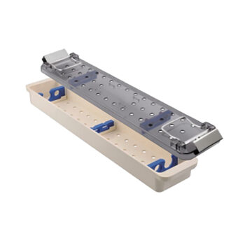 Korg sterilisation plast, för 2 endoskop, 394x70x35mm