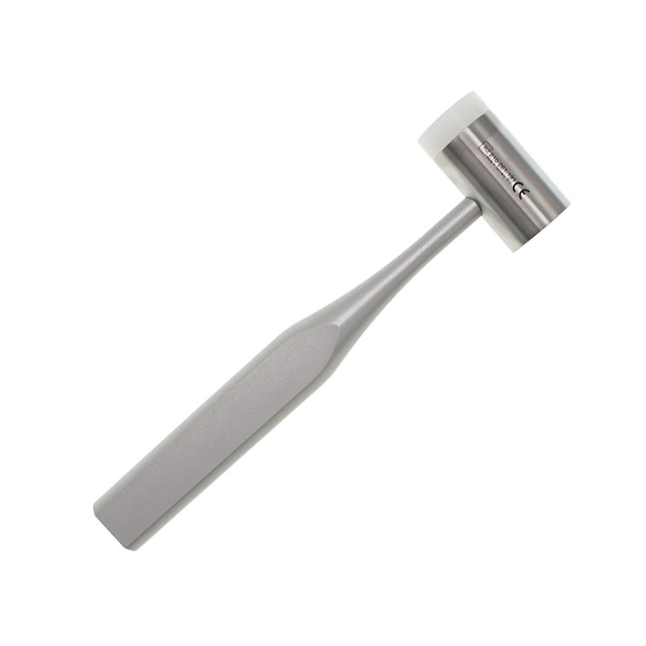 Hammare aluminium med teflon och metall Ø25mm 205g 19cm