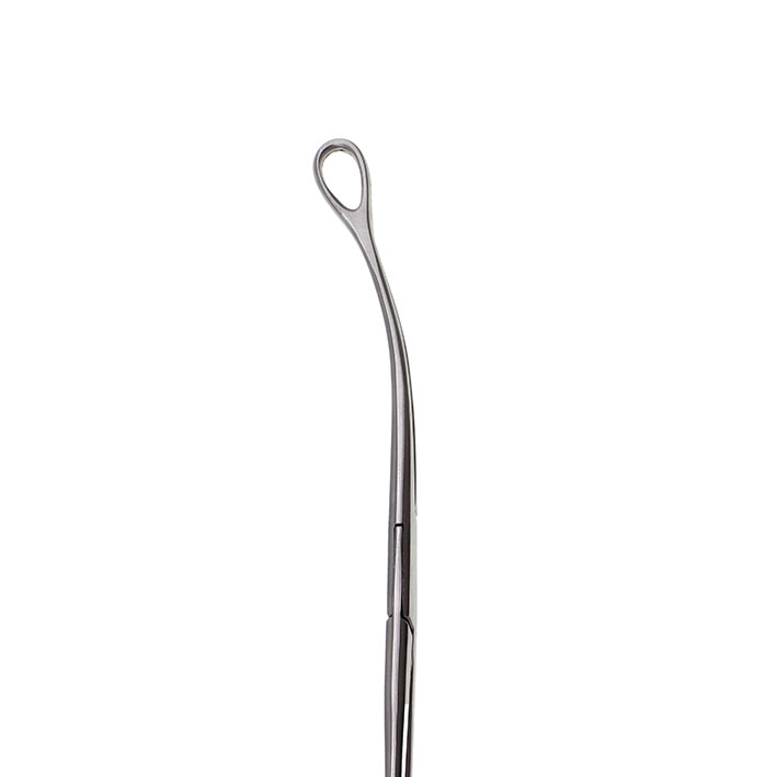 Tång Foerster böjd räfflad ögla 25cm - Bild 3